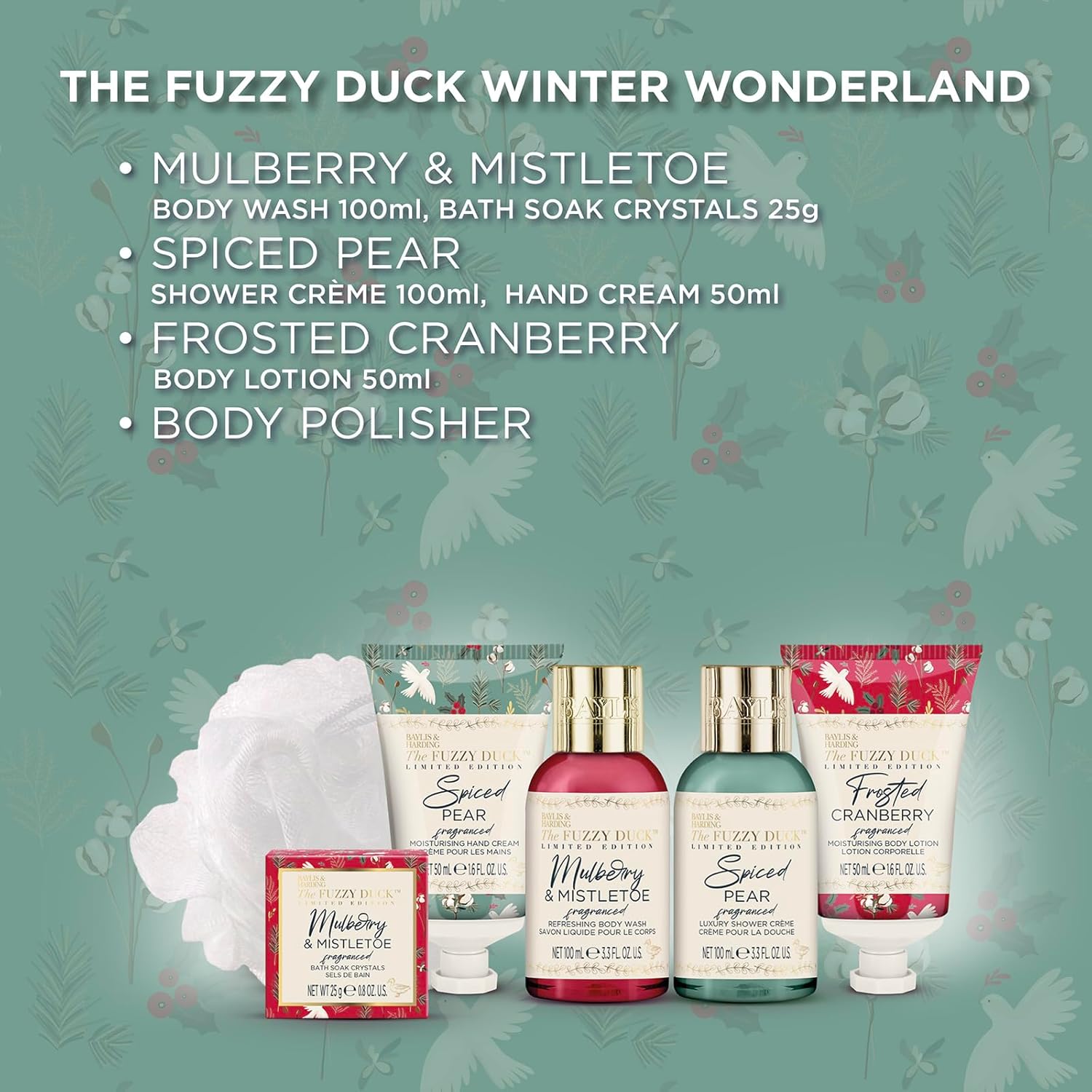 Baylis & Harding The Fuzzy Duck Winter Wonderland Luxury Pamper Present Gift Set (Pack of 1) - Vegan Friendly-2