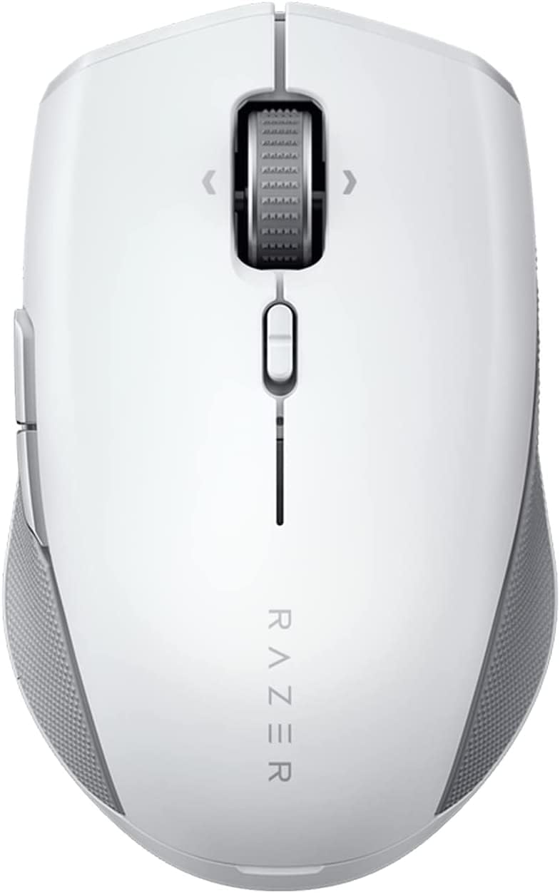 Razer Pro Click Mini - Portable Wireless Mouse for Productivity (Silent and Tactile Mouse Clicks, HyperScroll, Multi-Task, 7 Programmable Buttons, HyperSpeed Multi-Device Dongle) White-0