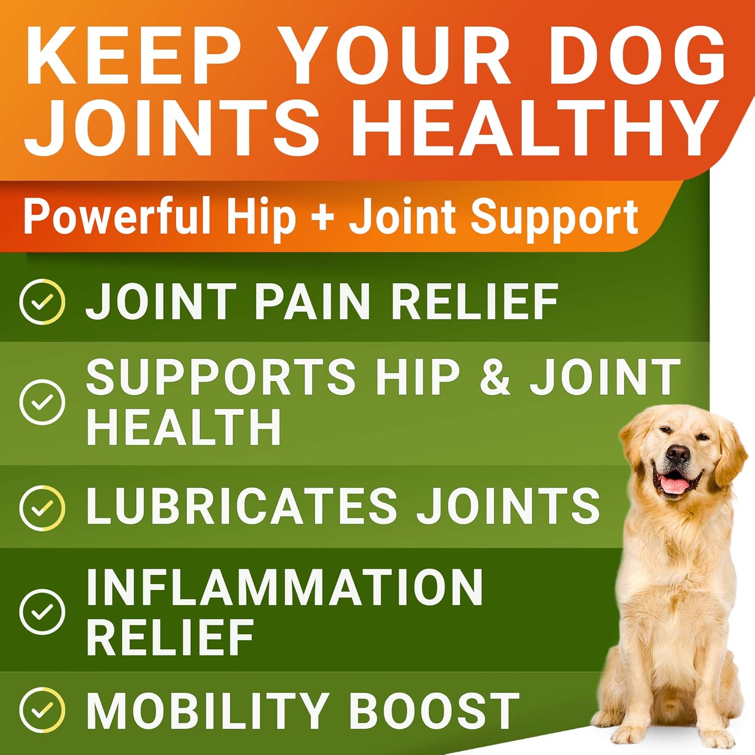 STRELLALAB Glucosamine Treats for Dogs - Joint Supplement w/Omega-3 Fish Oil - Chondroitin, MSM - Advanced Mobility Chews - Hip & Joint Care - Chicken Flavor - 180 Ct-1