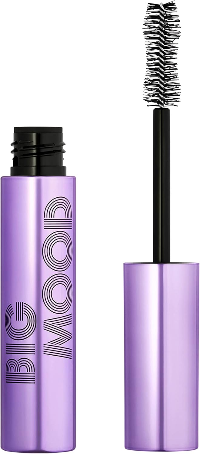 e.l.f. Cosmetics Big Mood Mega Volume & Lifting Mascara, Bold Volume & Instant Lift, Creates Long-Lasting Voluminous Lashes, Black, 1.1 Oz (10mL)-0