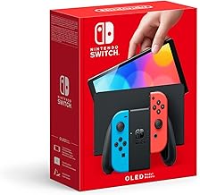 Nintendo Switch (OLED Model) - Neon Blue/Neon Red