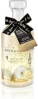 Baylis & Harding Sweet Mandarin & Grapefruit Luxury Lit Bath Bubbles Decanter Gift (Pack of 1) - Vegan Friendly