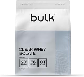 Bulk Clear Whey Isolate, Powder, Protein Shake, Cherry Bomb, 500 g, 20 Servings, Packaging May Vary