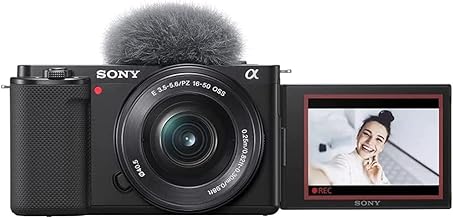 Sony Alpha ZV-E10L | APS-C Mirrorless interchangable-lens vlog camera with 16-50mm lens