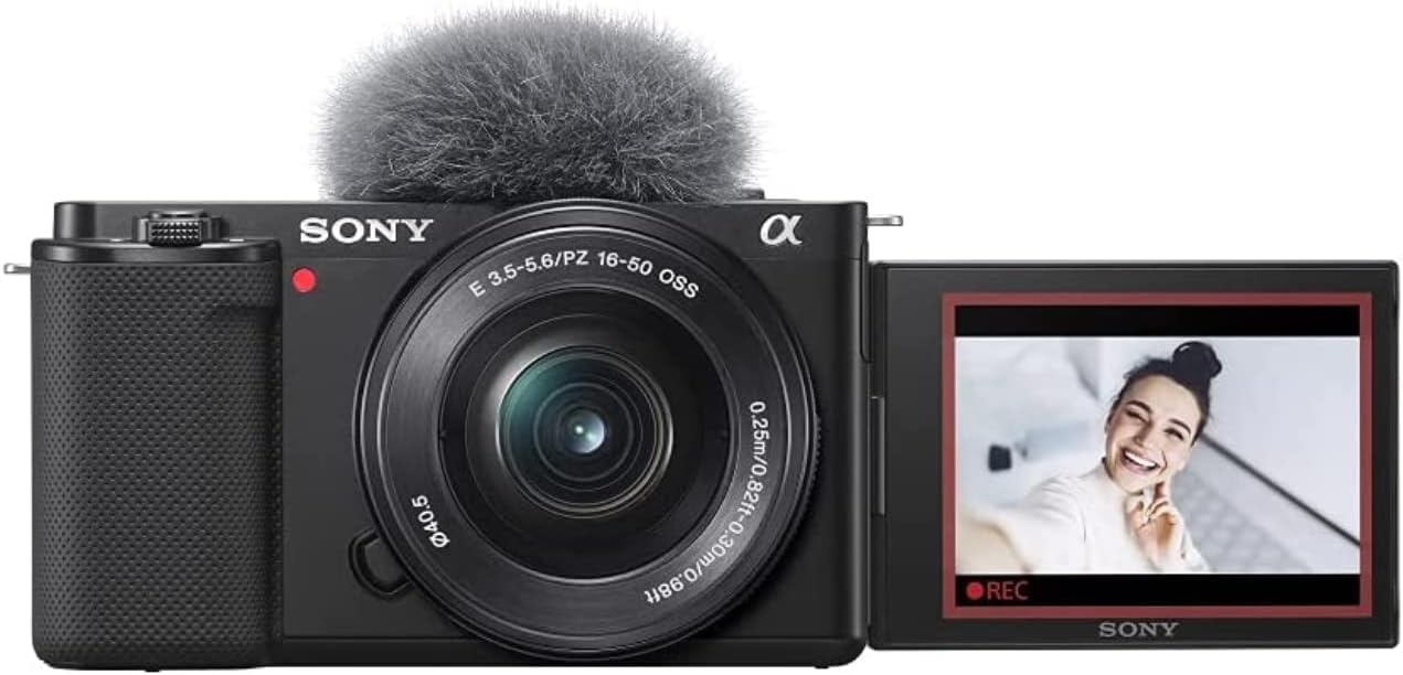 Sony Alpha ZV-E10L | APS-C Mirrorless interchangable-lens vlog camera with 16-50mm lens-0