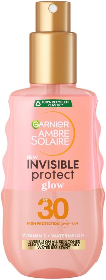 Garnier Ambre Solaire Invisible Protect Glow, Sun Protection Spray SPF30, 150ml-0