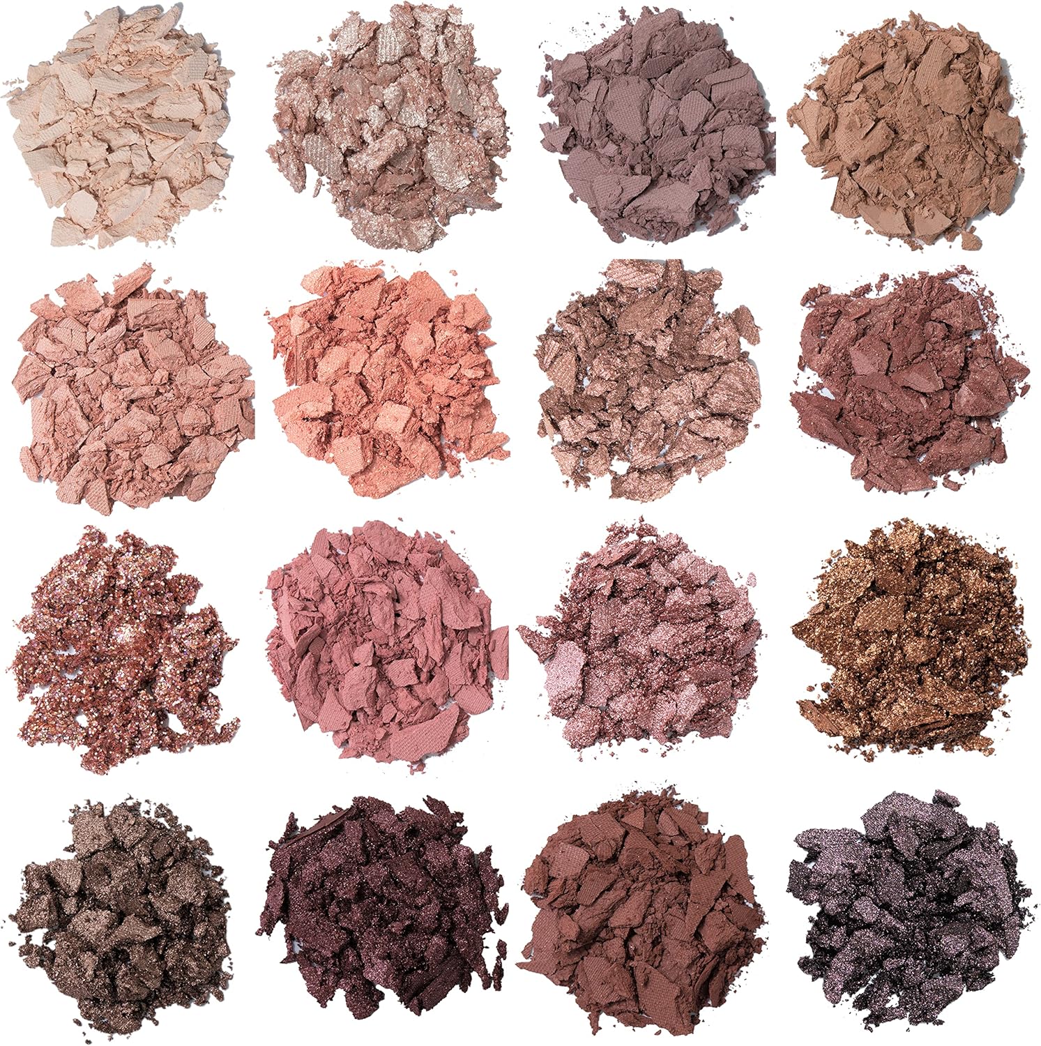 Wet n Wild Always Blushin' Eyeshadow Palette, Blendable Neutral Eye Shadows with Matte, Sparkle, Glitter Finishes for Soft Glam Looks, Nude Eyeshadow Palette with 16 Ultra-Pigmented Shades-3