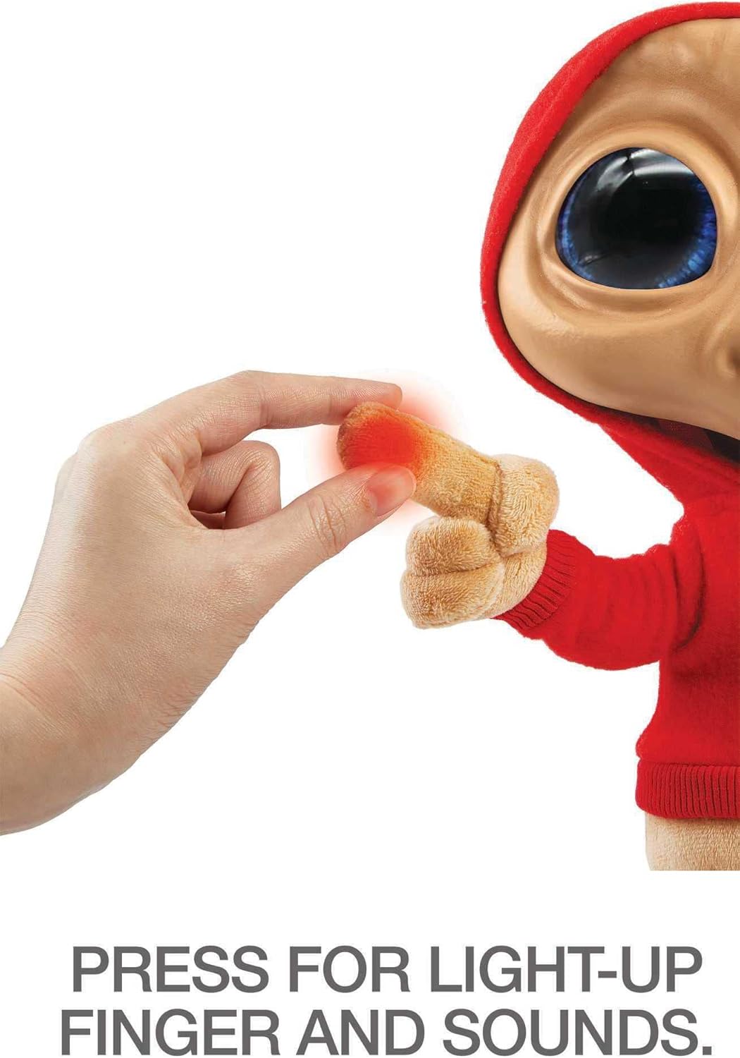 Mattel ​E.T. The Extra-Terrestrial 40th Anniversary Plush Figure with Lights and Sounds, Soft Toy for Gifts and Collectors, HHX97-2