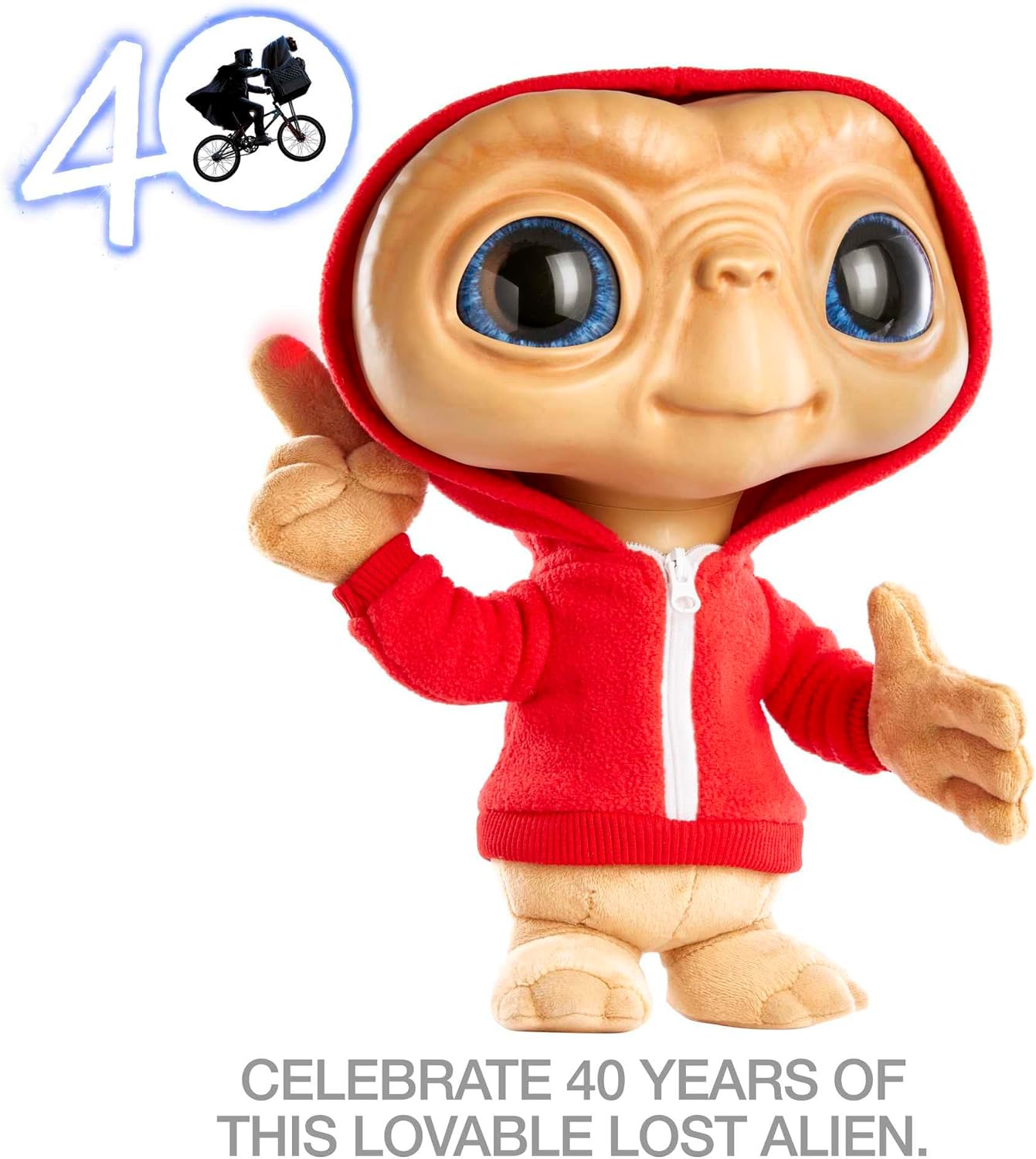 Mattel ​E.T. The Extra-Terrestrial 40th Anniversary Plush Figure with Lights and Sounds, Soft Toy for Gifts and Collectors, HHX97-3