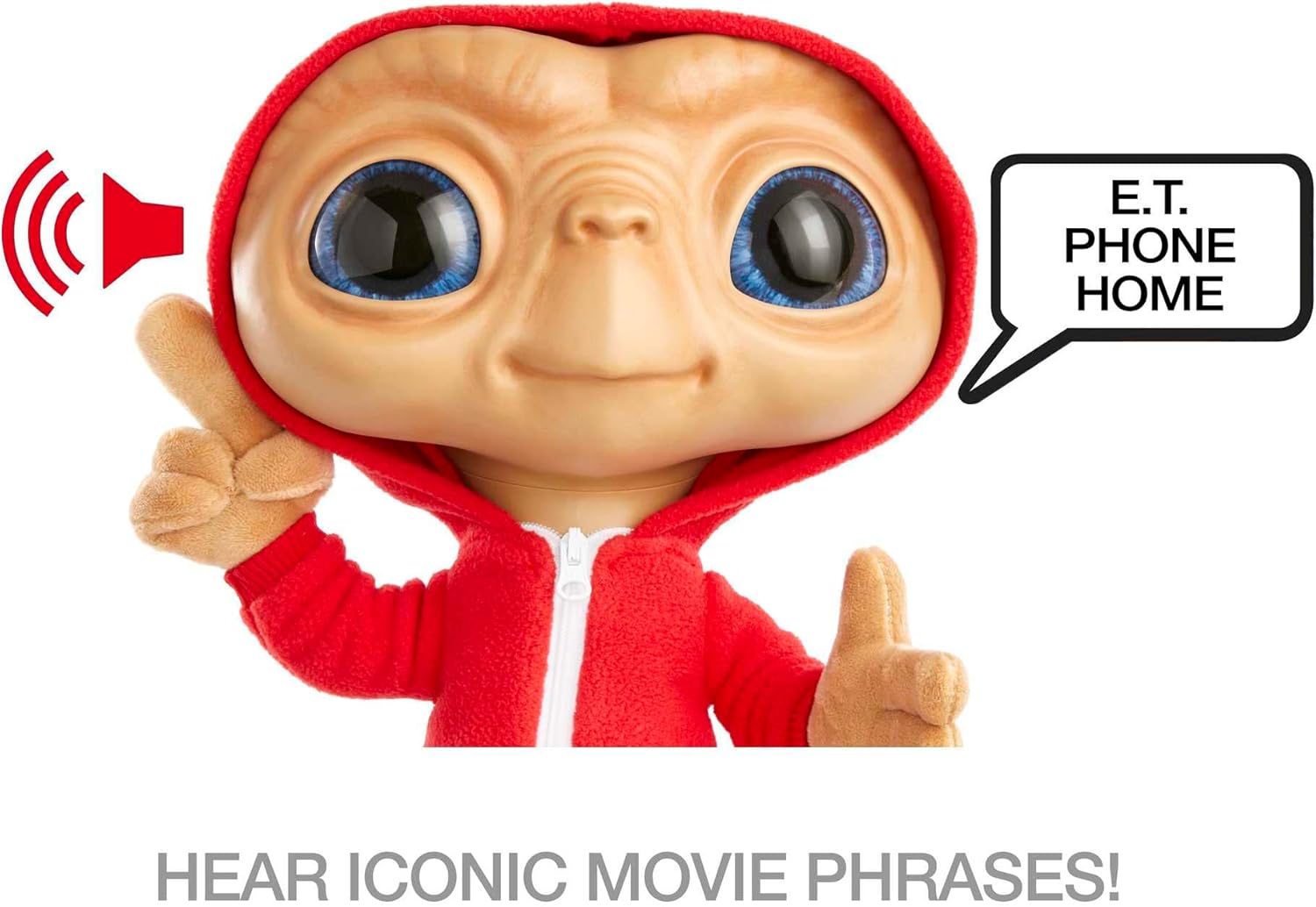 Mattel ​E.T. The Extra-Terrestrial 40th Anniversary Plush Figure with Lights and Sounds, Soft Toy for Gifts and Collectors, HHX97-4