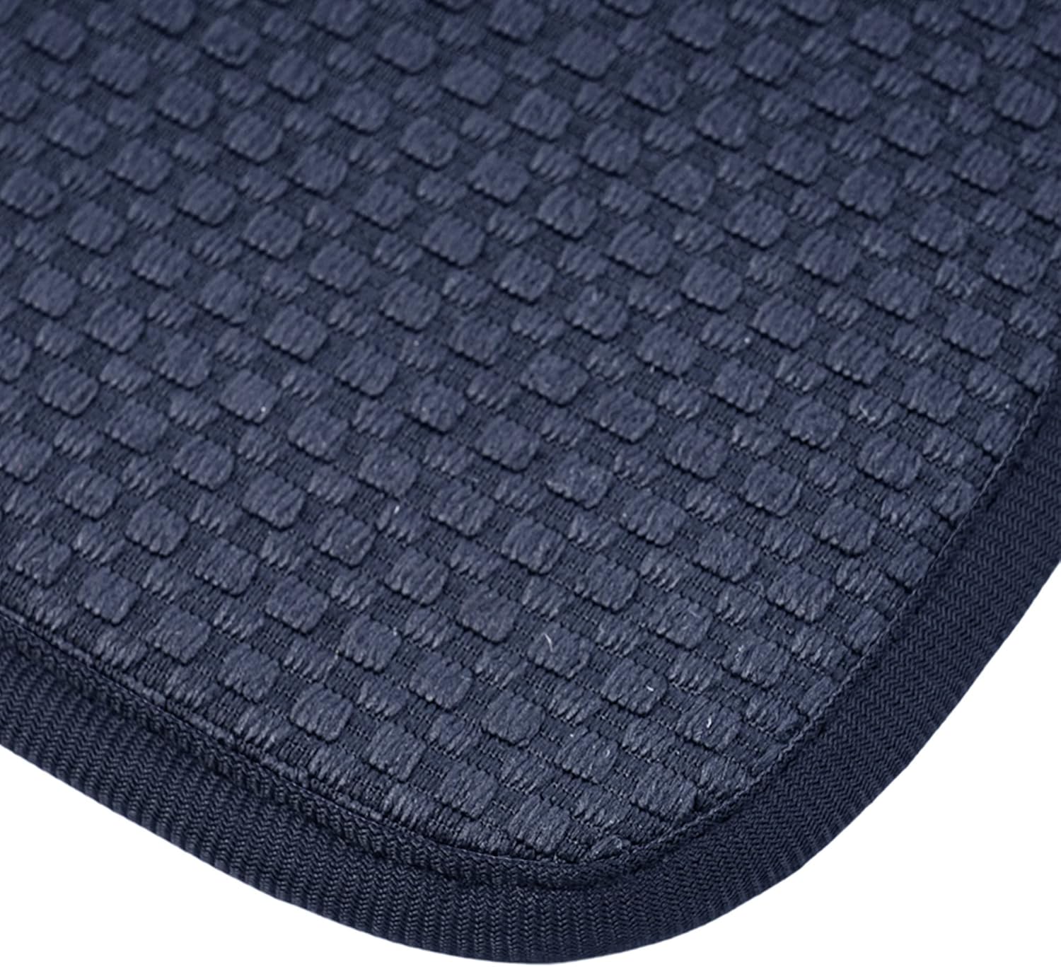 RECYCO Microfiber Dish Drying Mat for Kitchen Counter 44x36cm, 2 Pack, Ultra Absorbent Dish Drainer Rack Pad for Countertop (Navy)-2