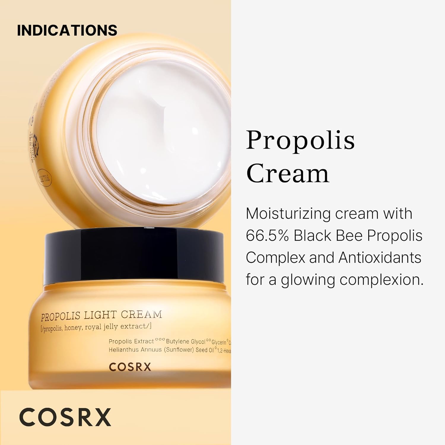 COSRX Full Fit Propolis Light Cream, 2.19 fl.oz / 65ml | Hydrating | Korean Skin Care, Paraben Free-1