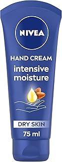 NIVEA Intensive Moisture Hand Cream (75 ml), Nourishing Hand Cream with Almond Oil and Shea Butter, Daily Intensive Moisturising Hand Lotion for Dry Hands