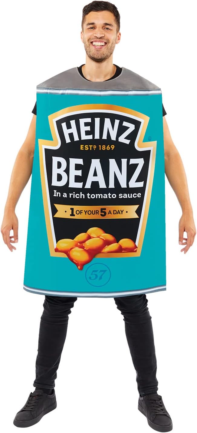 (PKT) (9913348) Adult Heinz Beanz Tabard Costume Tabard (Standard)-1