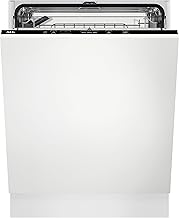 AEG FSB42607Z Built-In Dishwasher Full Size with AirDry Technology, Integrated Dishwasher, 13 Place Settings & Cutlery Basket, Energy Efficient Tailored Cycles, 60cm, White