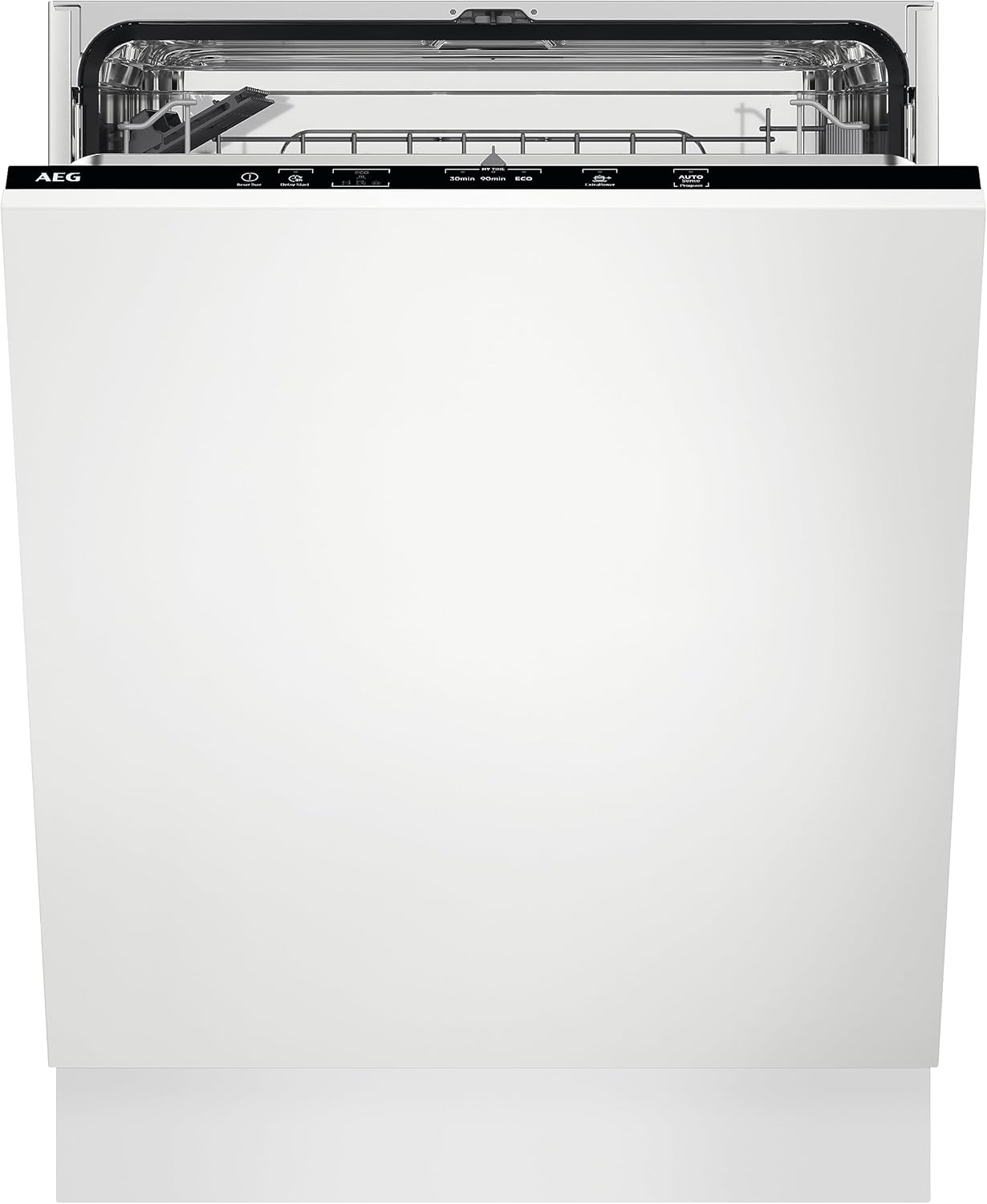 AEG FSB42607Z Built-In Dishwasher Full Size with AirDry Technology, Integrated Dishwasher, 13 Place Settings & Cutlery Basket, Energy Efficient Tailored Cycles, 60cm, White-0