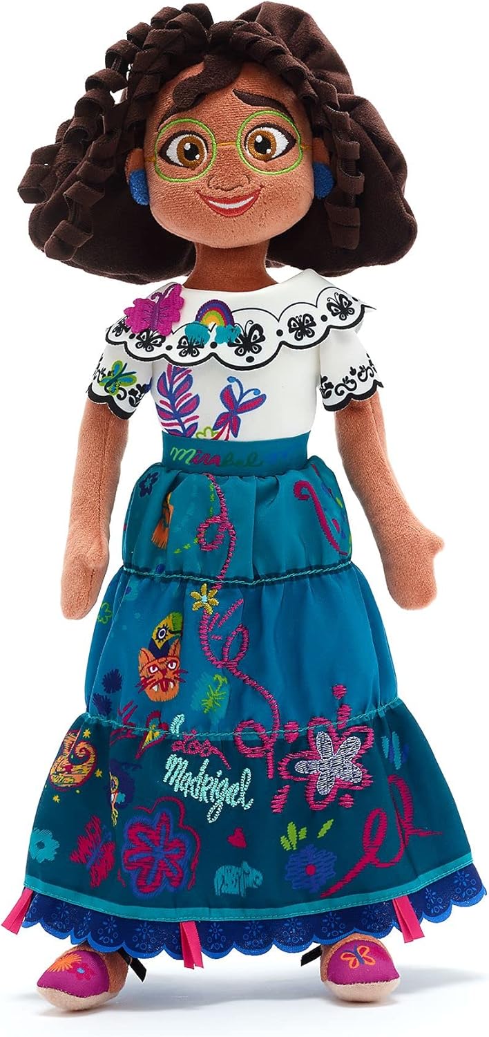 Disney Store Official Mirabel Soft Toy Doll, Encanto, 40cm/15inches, Made with Soft-Feel Fabric and Embroidered Features, Suitable for Ages 0+-0