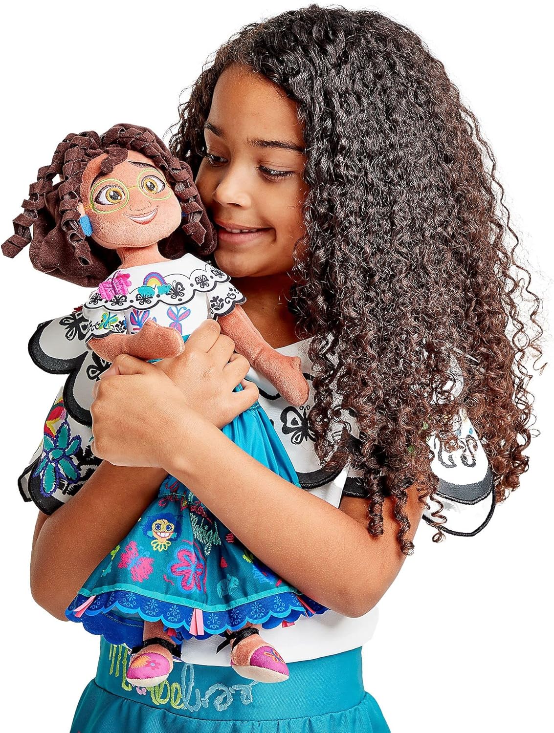 Disney Store Official Mirabel Soft Toy Doll, Encanto, 40cm/15inches, Made with Soft-Feel Fabric and Embroidered Features, Suitable for Ages 0+-1