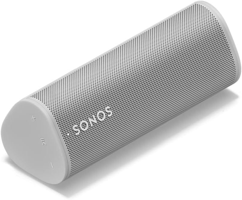 Sonos Roam SL. Experience size-defying sound at home and on the go with this lightweight, outdoor-ready portable speaker with up to 10 hours of battery life and AirPlay2 compatible. (white)-1