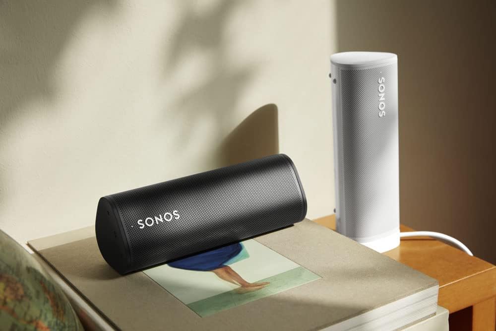 Sonos Roam SL. Experience size-defying sound at home and on the go with this lightweight, outdoor-ready portable speaker with up to 10 hours of battery life and AirPlay2 compatible. (white)-3