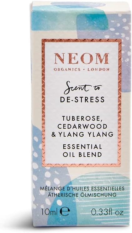 NEOM- Tuberose, Cedarwood & Ylang Ylang Luxury Essential Oil, 10ml | Scent to De-Stress | Deep & Sensual-2