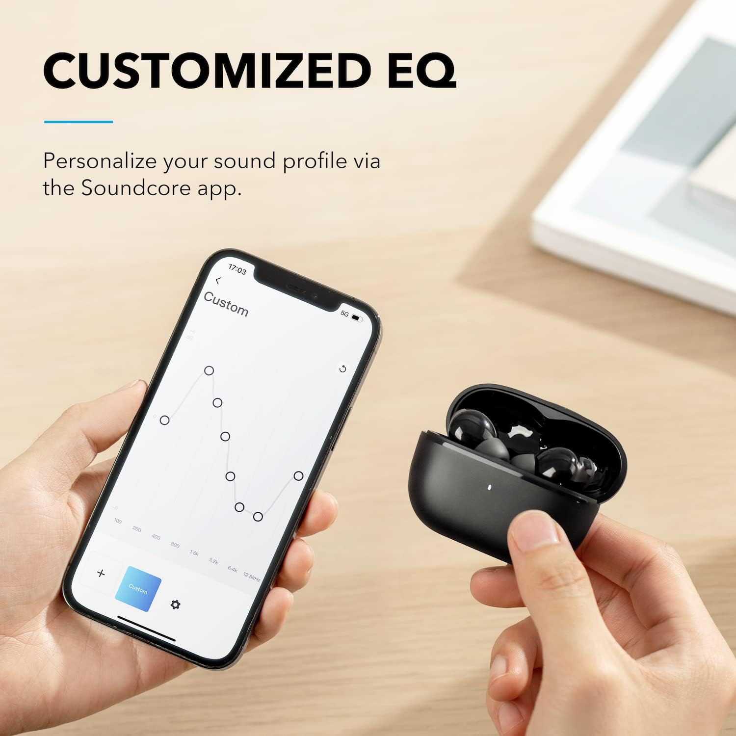 soundcore by Anker P3i Hybrid Active Noise Cancelling Earbuds, Wireless Earbuds with 4 Mics, AI-Enhanced Calls, 10mm Drivers, Powerful Sound, App for Custom EQ, 36H Playtime, Fast Charging-4