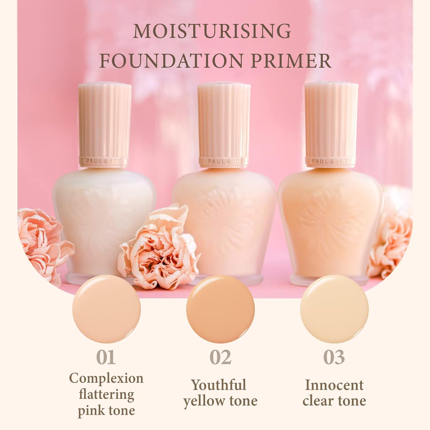 PAUL & JOE MOISTURISING FOUNDATION PRIMER 03 Clear, 30ml-5