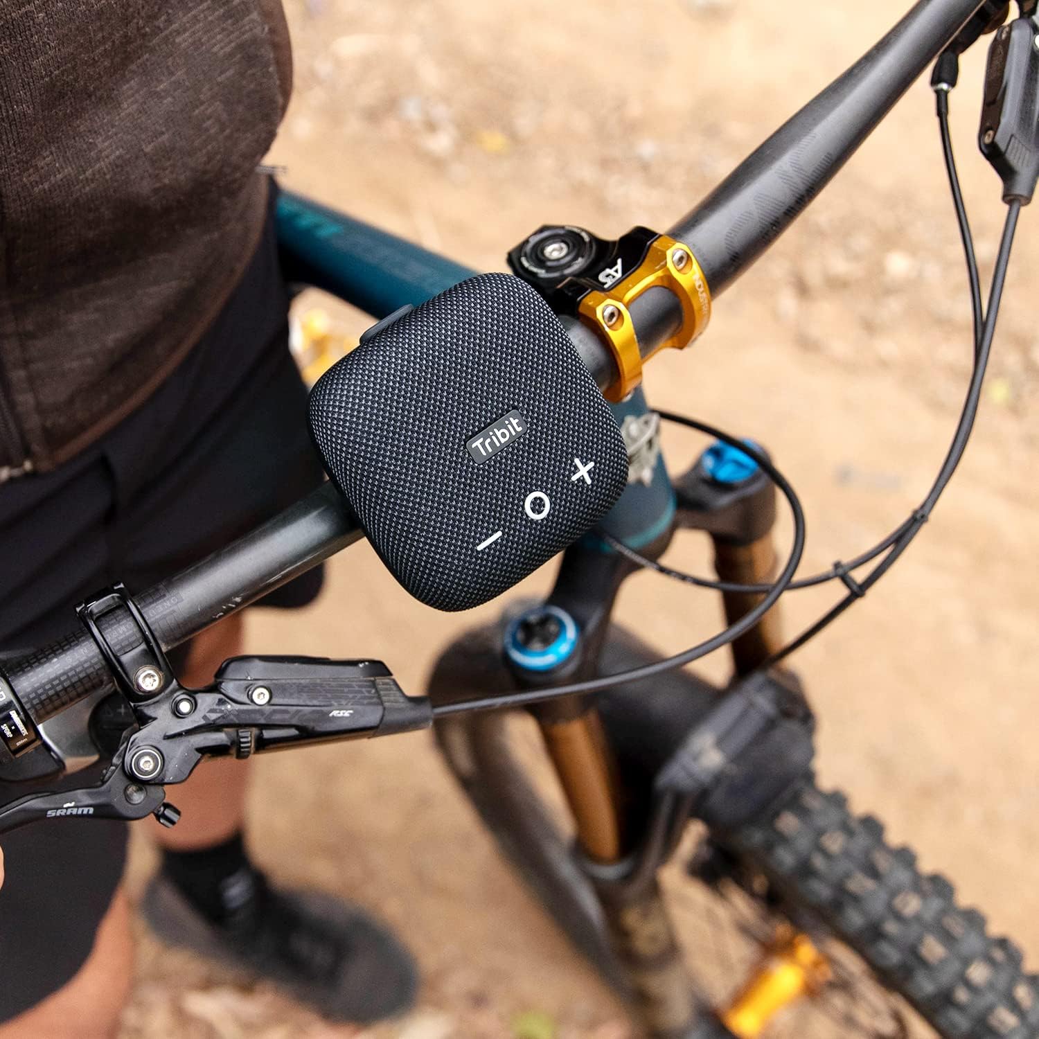 Tribit Bluetooth Portable Outdoor Speaker: Wireless Waterproof Speakers with Powerful Loud Sound Wireless Stereo Pairing IP67 and Built-in XBass for Outdoor Travel Biking-StormBox Micro 2-6