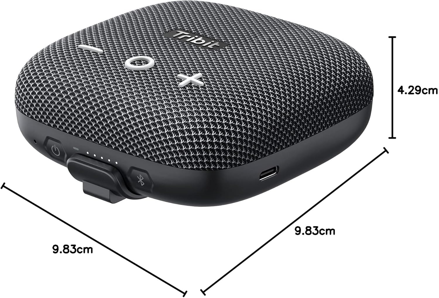 Tribit Bluetooth Portable Outdoor Speaker: Wireless Waterproof Speakers with Powerful Loud Sound Wireless Stereo Pairing IP67 and Built-in XBass for Outdoor Travel Biking-StormBox Micro 2-7