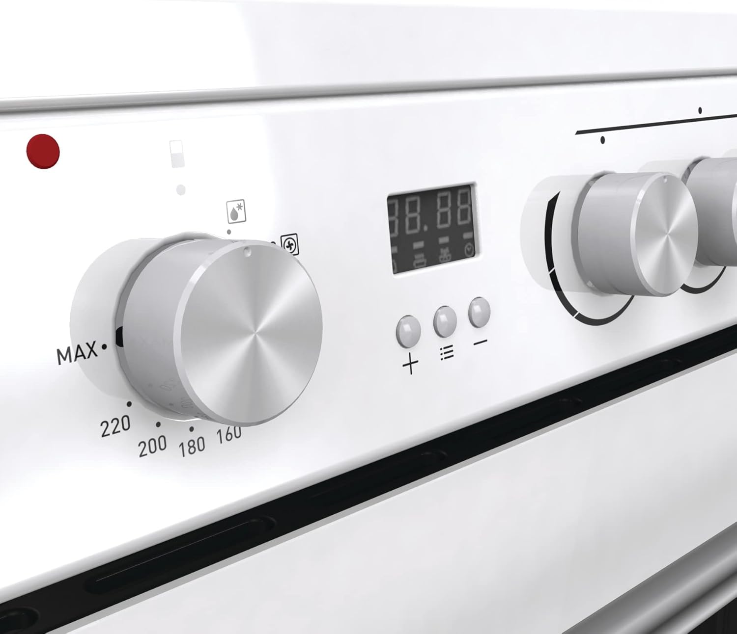 Hisense HDE3211BWUK 60cm Electric Cooker with Ceramic Hob-White A Rated Double Oven - White-13