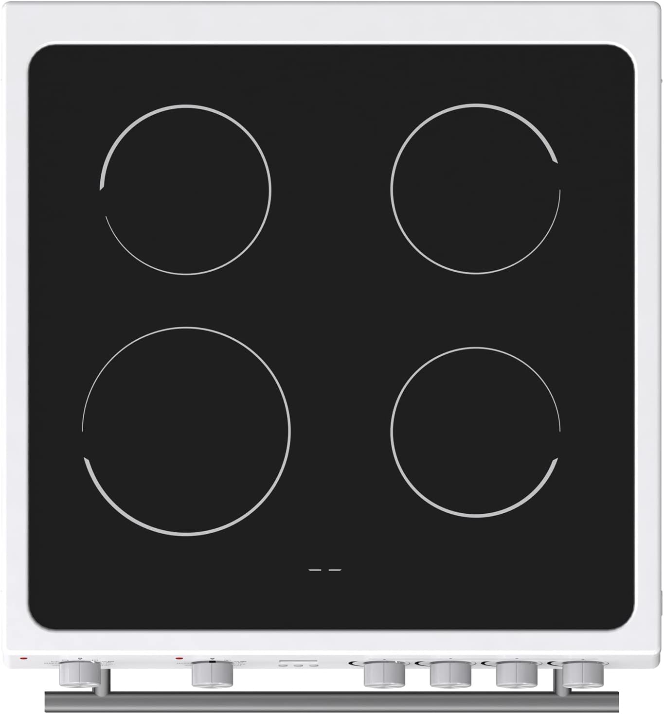 Hisense HDE3211BWUK 60cm Electric Cooker with Ceramic Hob-White A Rated Double Oven - White-3