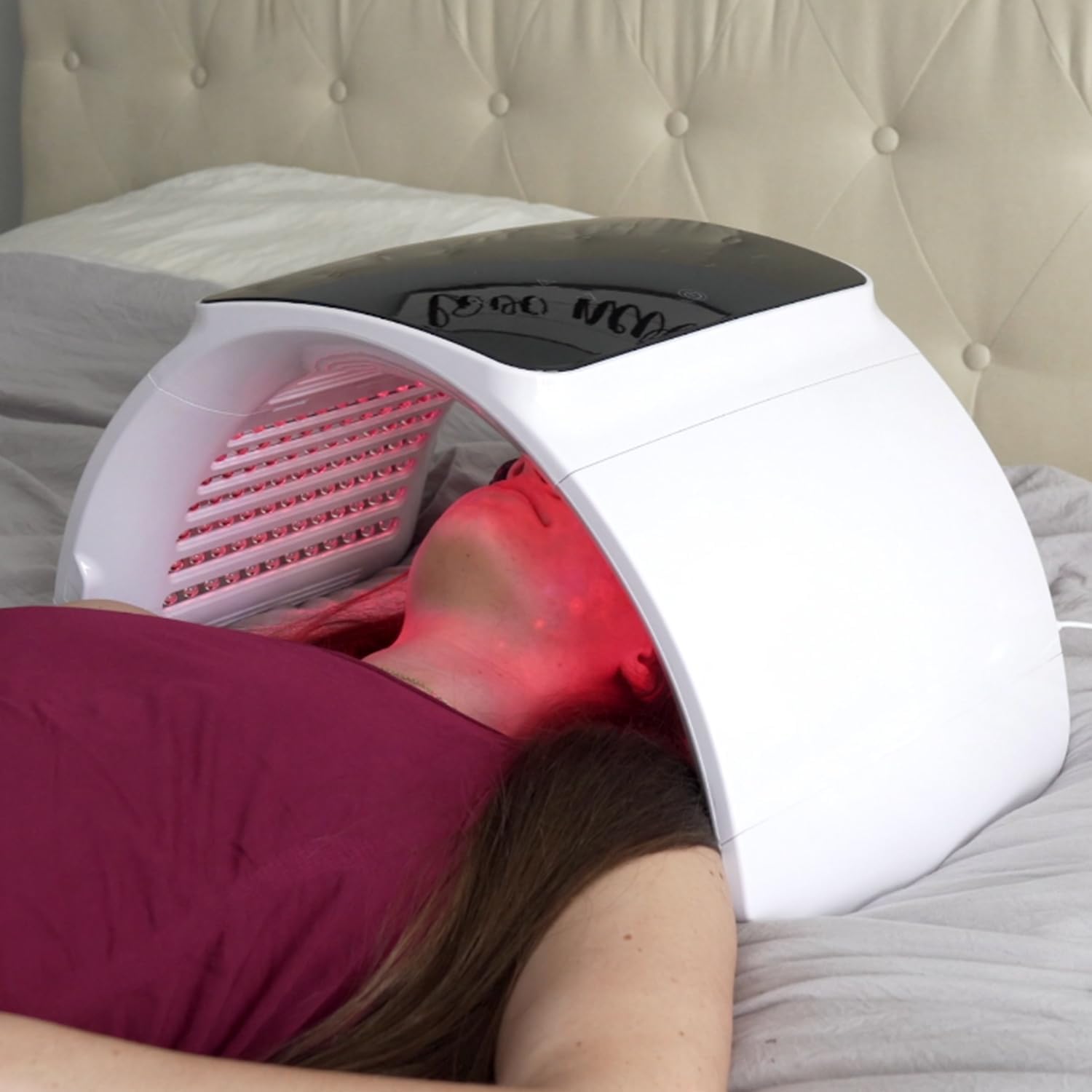 Bestqool LED Light Therapy - 6 Colors with Near Infrared Light LED Face Mask, SPA Salon Device-6