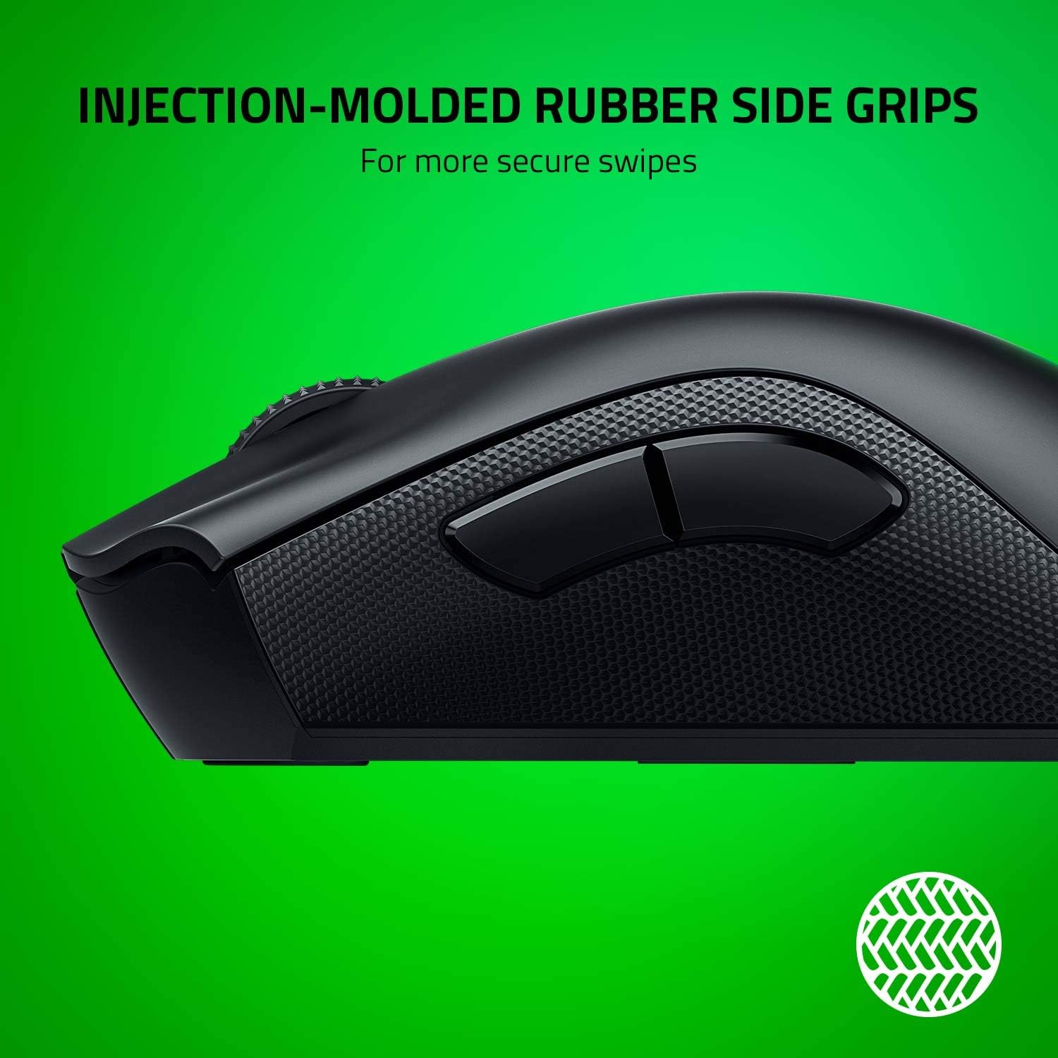 Razer DeathAdder V2 Pro with Charging Dock- Ergonomic Wireless Gaming Mouse (HyperSpeed Wireless, 2nd Gen Optical Switches, Optical Focus + 20K Sensor, Speedflex Cable, 88g Ergonomic Form) Black-7