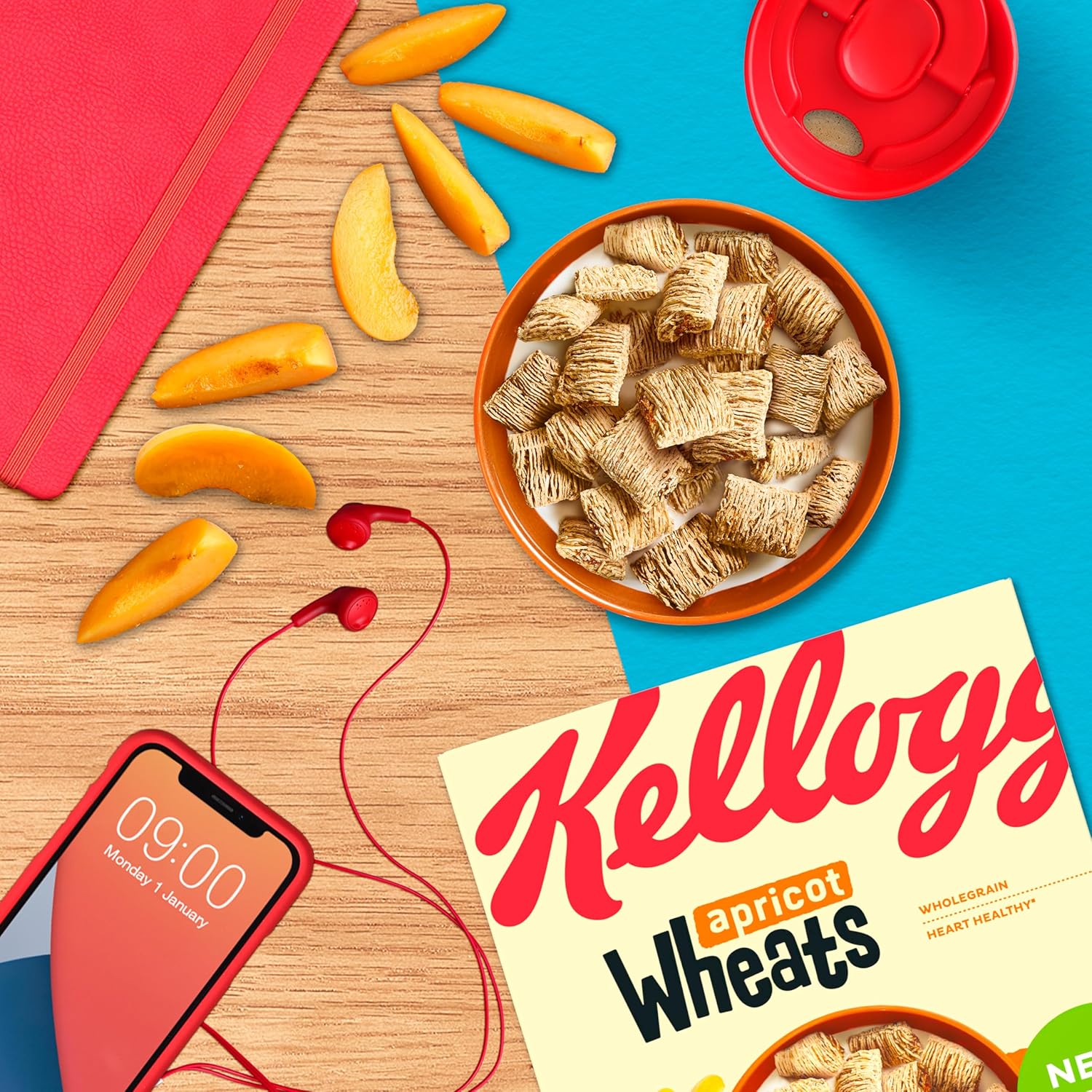 Kellogg's Kellogs Cereal Wheats Apricot 500g-3