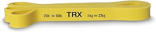 TRX Training Strength Band, Full-Body Resistance Band for Home and Gym Use, Resistance Band for Working Out, (25 lbs - 50 lbs), (Yellow)