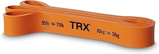 TRX Training Strength Band, Full-Body Resistance Band for Home and Gym Use, Resistance Band for Working Out, (35 lbs - 70 lbs), (Orange)