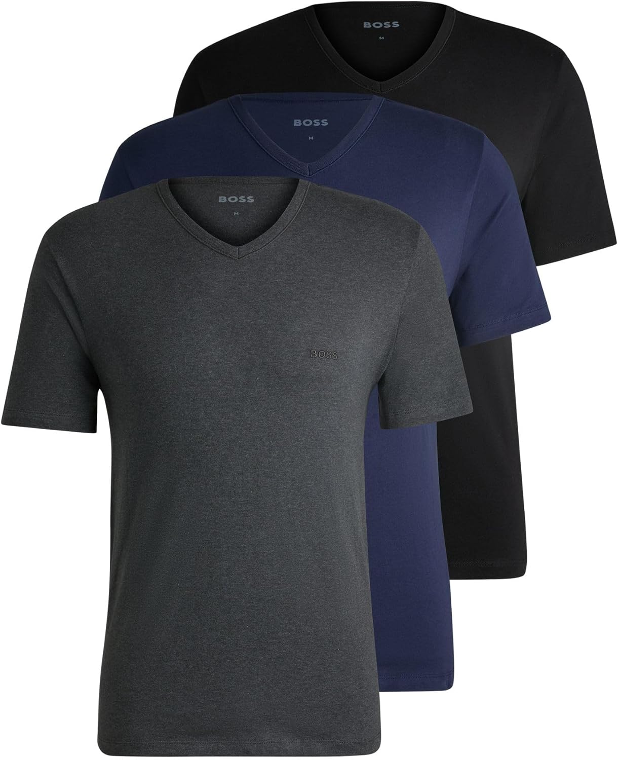 HUGO BOSS Men's T-Shirt (Pack of 3)-0