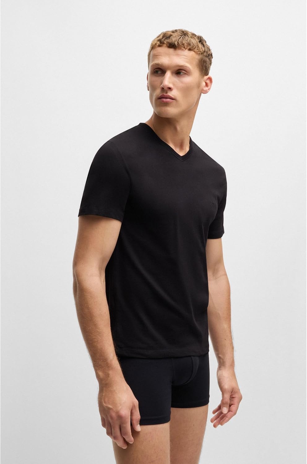 HUGO BOSS Men's T-Shirt (Pack of 3)-3