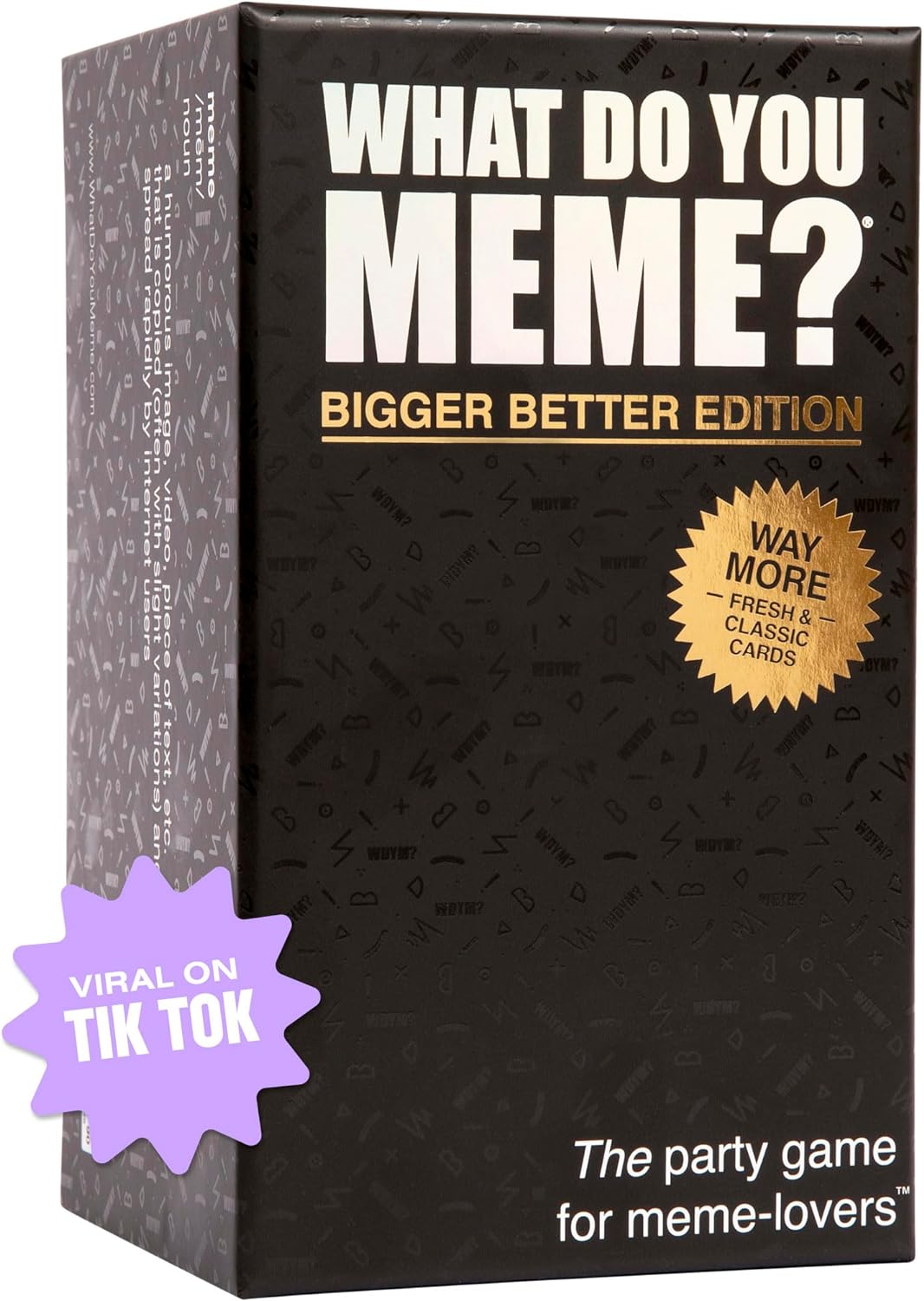 WHAT DO YOU MEME? Core Game Black Edition - The Hilarious Adult Party Game for Meme Lovers-0