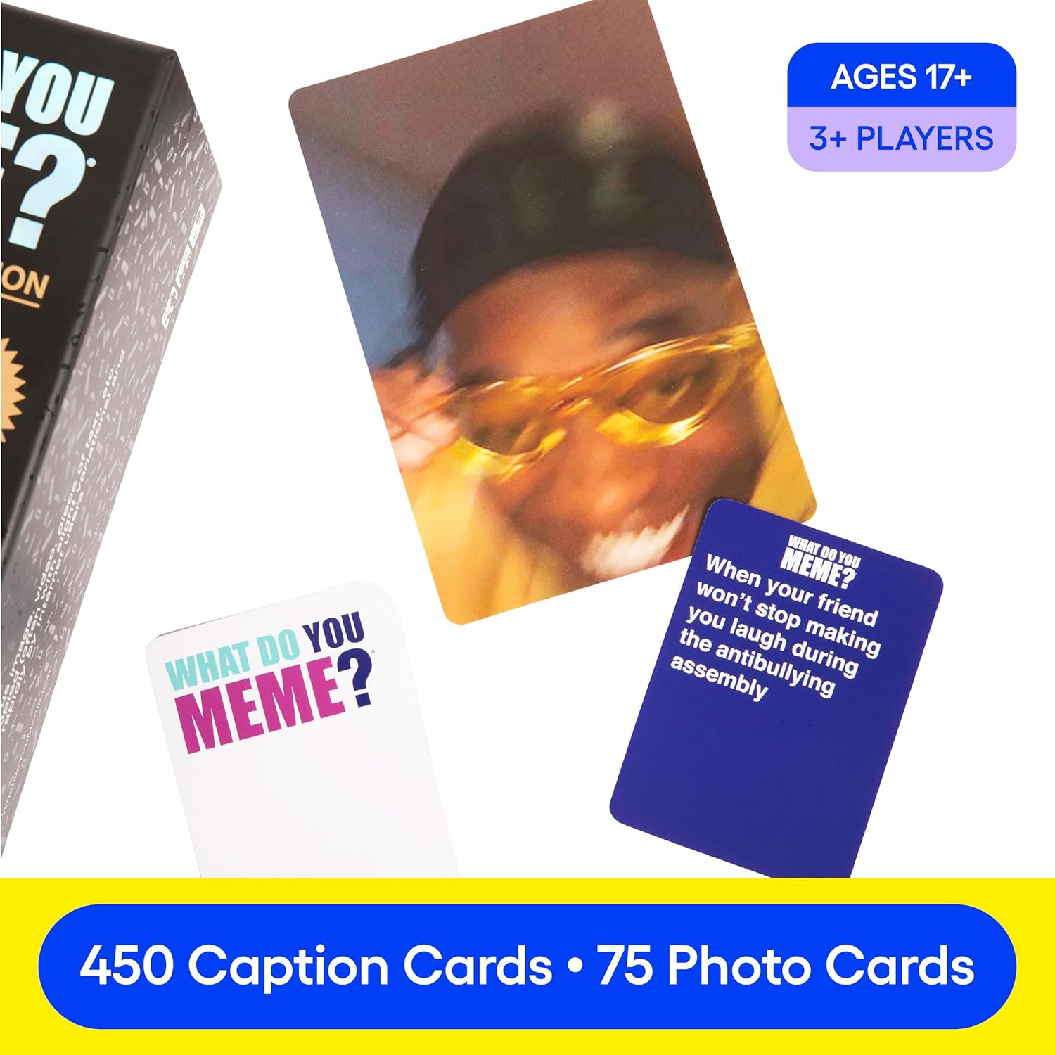 WHAT DO YOU MEME? Core Game Black Edition - The Hilarious Adult Party Game for Meme Lovers-3