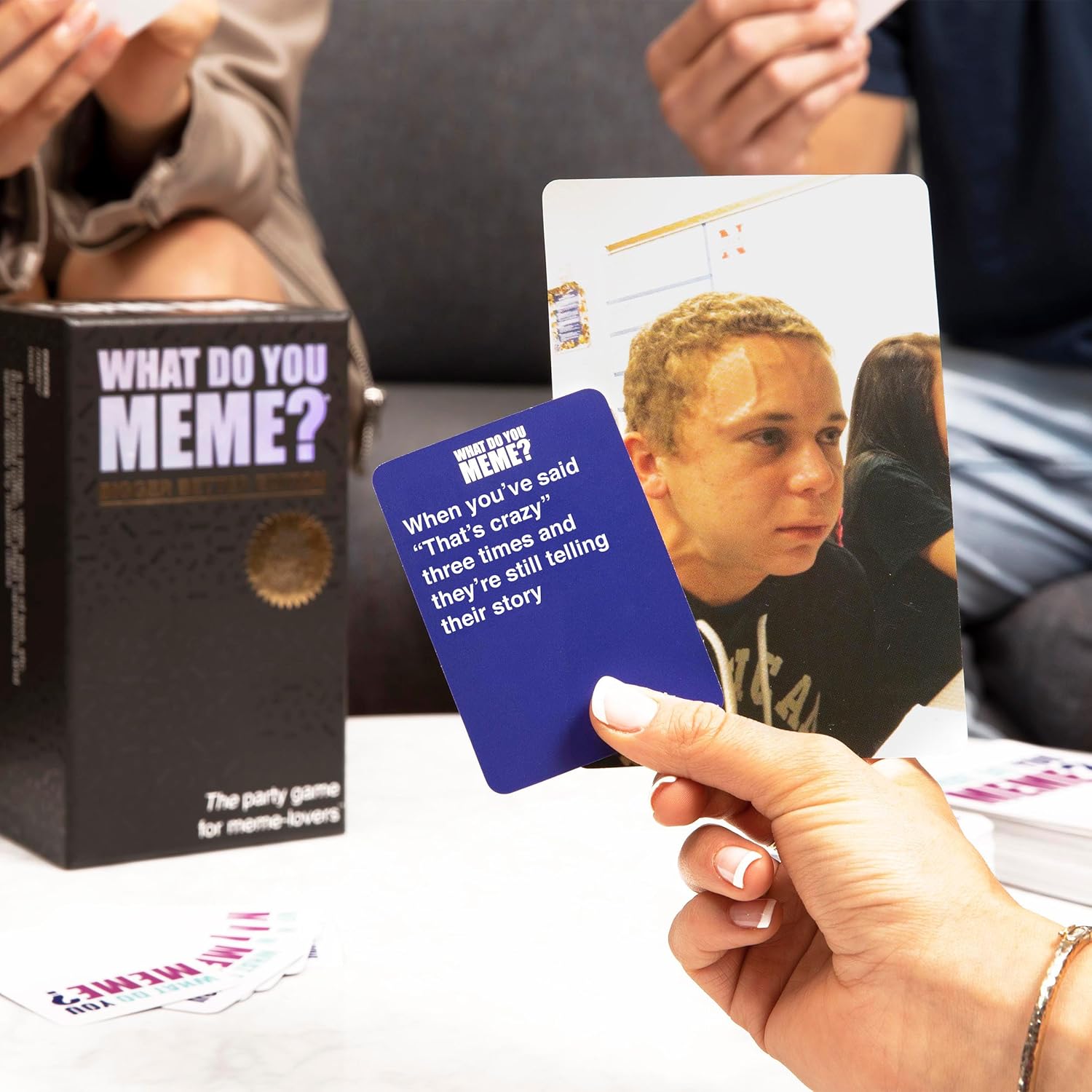 WHAT DO YOU MEME? Core Game Black Edition - The Hilarious Adult Party Game for Meme Lovers-6