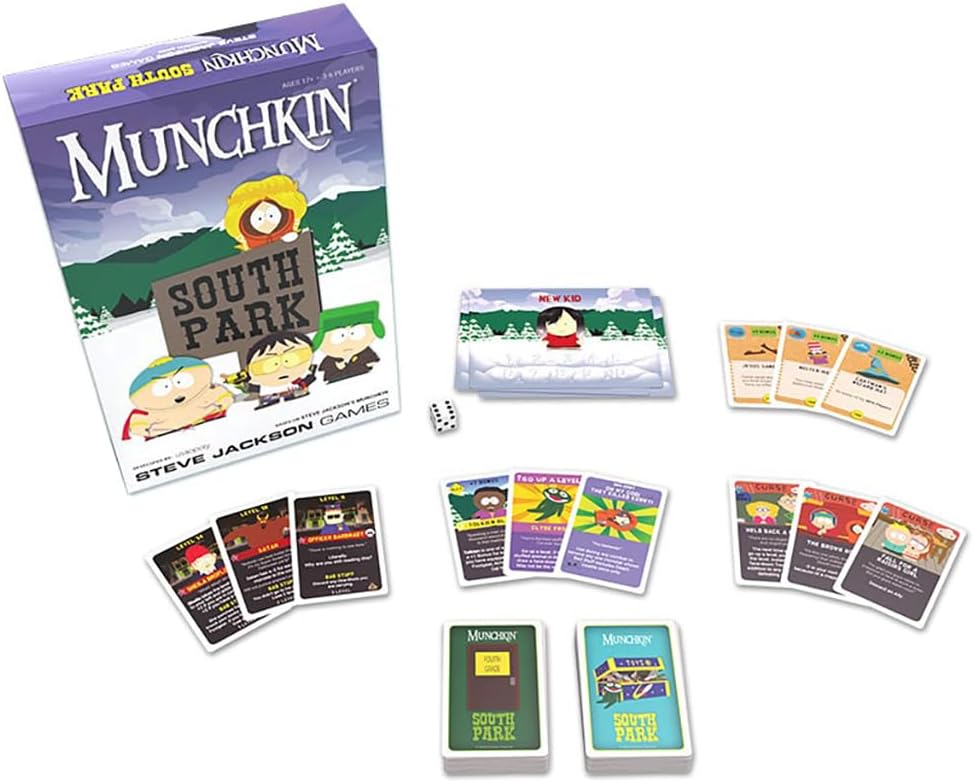 USAopoly Munchkin South Park | Card Game Featuring South Park Characters | Based on The Steve Jackson Munchkin Games | Officially-Licensed Comedy Central & South Park Board Game & Merchandise.-1