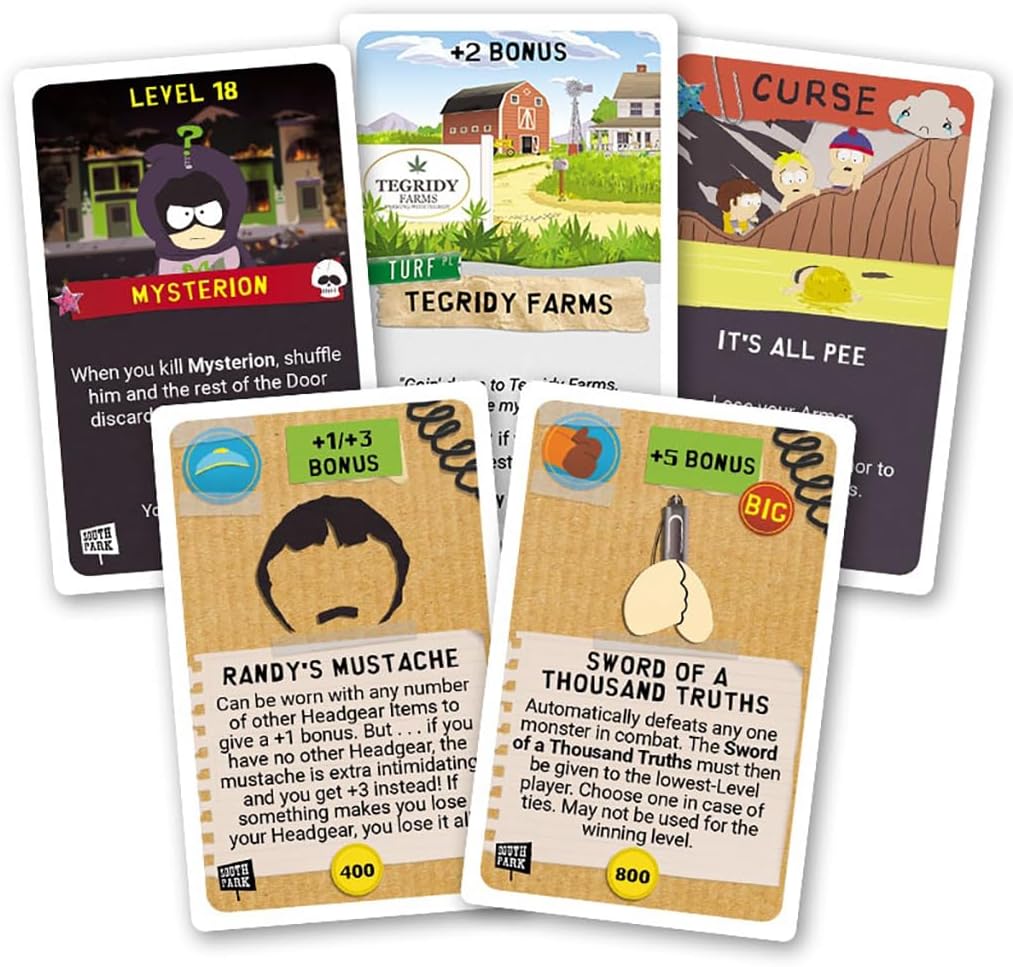 USAopoly Munchkin South Park | Card Game Featuring South Park Characters | Based on The Steve Jackson Munchkin Games | Officially-Licensed Comedy Central & South Park Board Game & Merchandise.-5