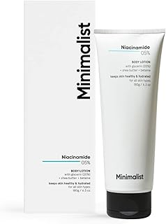 Minimalist Niacinamide 5% Body Moisturizer Lotion For Men & Women |180 g (Pack of 1)