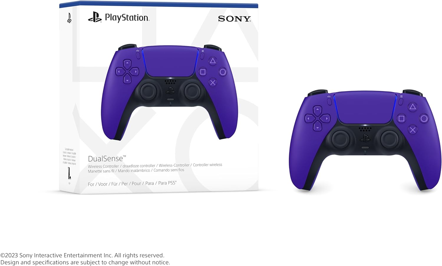 Play Station Sony Dualsense Wireless Controller PS5 - Galactic Purple-0