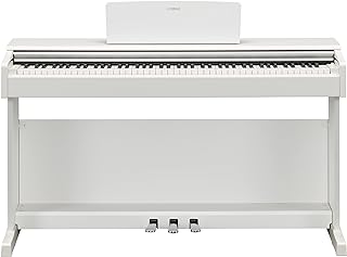 YAMAHA Yamaha ARIUS YDP-145 Digital Piano - Classic and Elegant Home Piano for Beginners and Hobbyists, in White