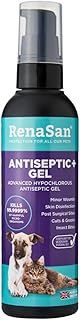 RenaSan Animal Antiseptic Gel (100ml) – Fights infection, kills bacteria & stops itching, Veterinary-grade skin protection, Alcohol-Free, Non-irritating, for Dogs, Cats & all other animals.