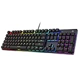 Black Shark Wired Mechanical Gaming Keyboard RGB Backlit Ultra-Compact 61 Keys Mini Keyboard with Blue Switches for Windows PC, Sixgill K4