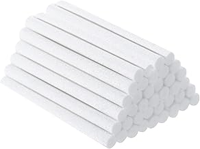 50PCS Humidifier Sticks Cotton Filter Refill Sticks Humidifier Replacement Filter Cotton Sticks Humidifier Filter Stick Car Diffuser Sponge Refill Sticks Wick for USB Radiator Mini Humidifiers Bedroom