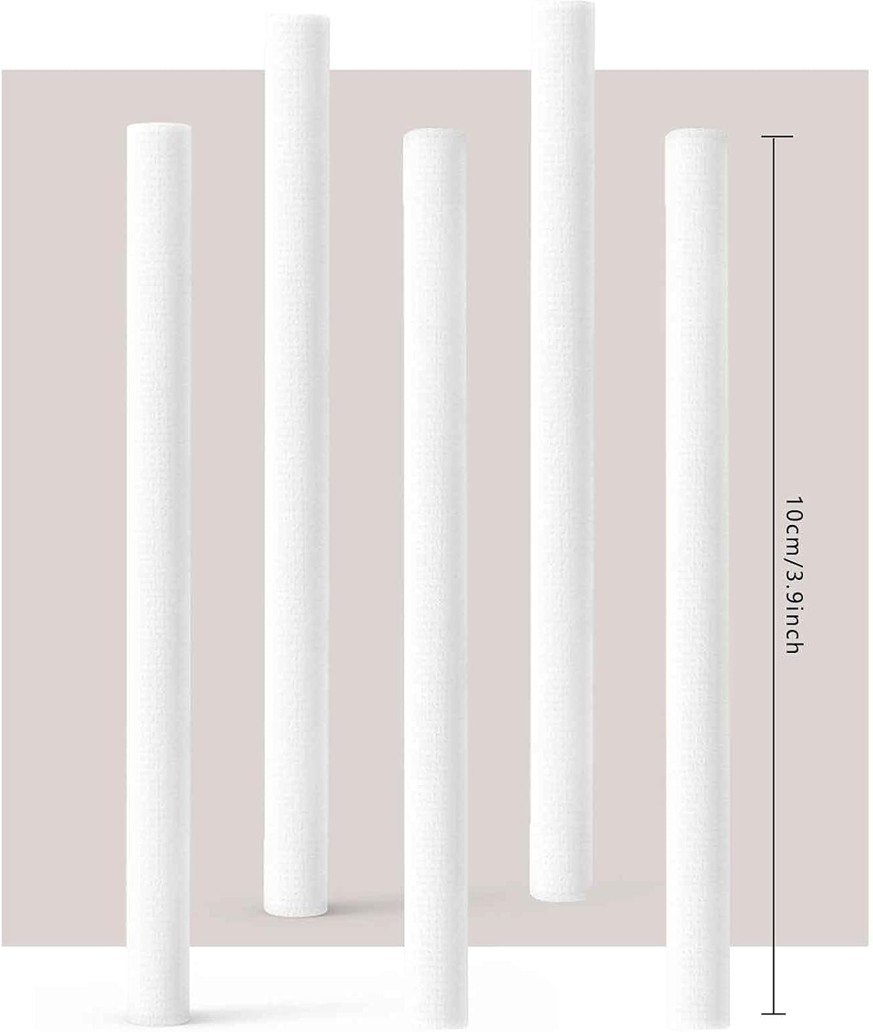 50PCS Humidifier Sticks Cotton Filter Refill Sticks Humidifier Replacement Filter Cotton Sticks Humidifier Filter Stick Car Diffuser Sponge Refill Sticks Wick for USB Radiator Mini Humidifiers Bedroom-1